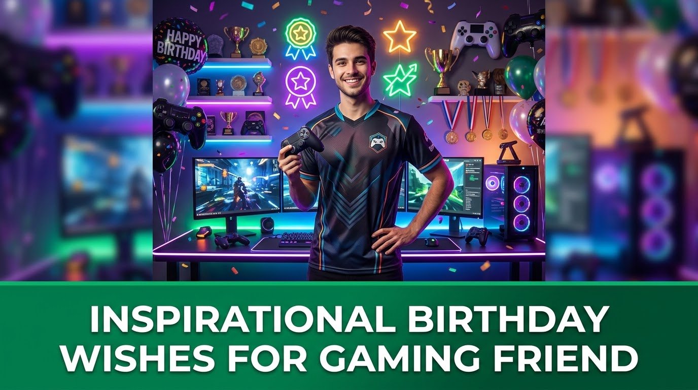 Inspirational Birthday Wishes for Gaming Friend