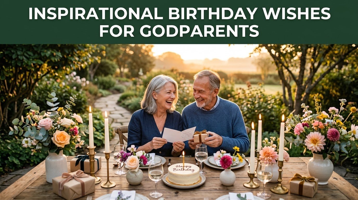 Inspirational Birthday Wishes for Godparents