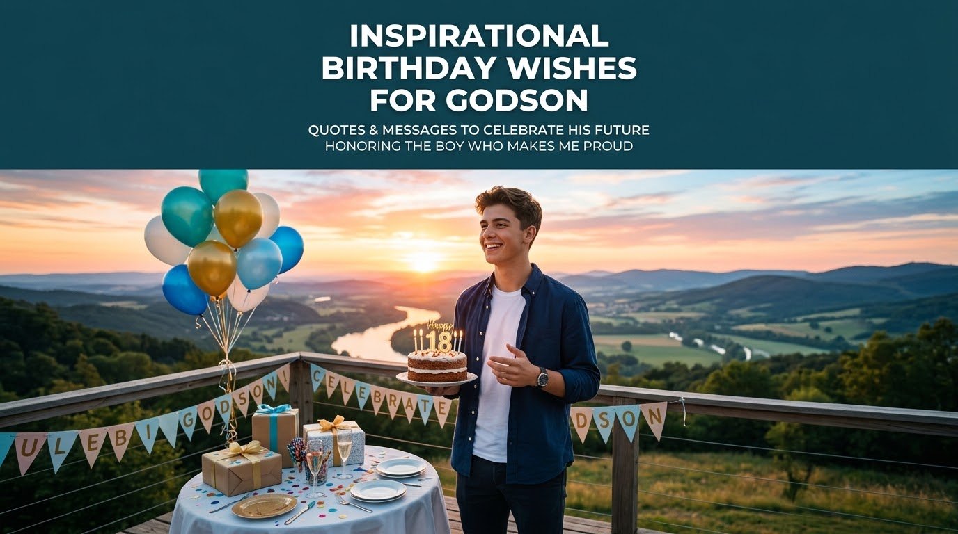 Inspirational Birthday Wishes for Godson