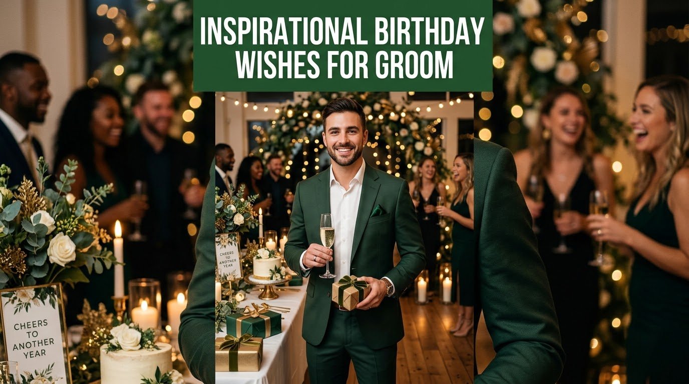 Inspirational Birthday Wishes for Groom