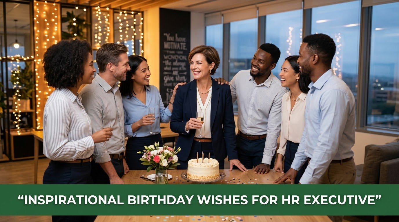 Inspirational Birthday Wishes for HR Executive