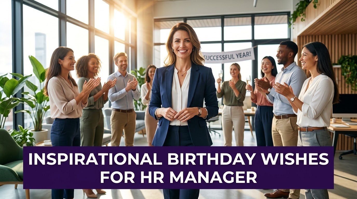 Inspirational Birthday Wishes for HR Manager