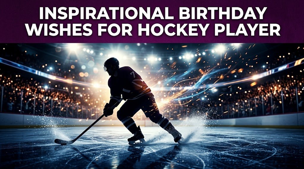 Inspirational Birthday Wishes for Hockey Player
