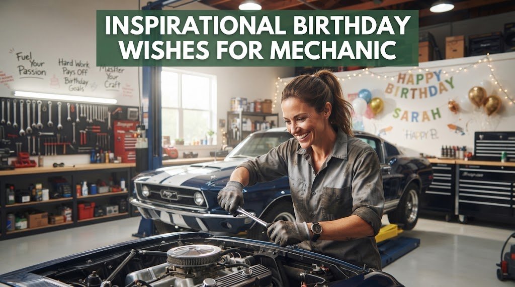 Inspirational Birthday Wishes for Mechanic