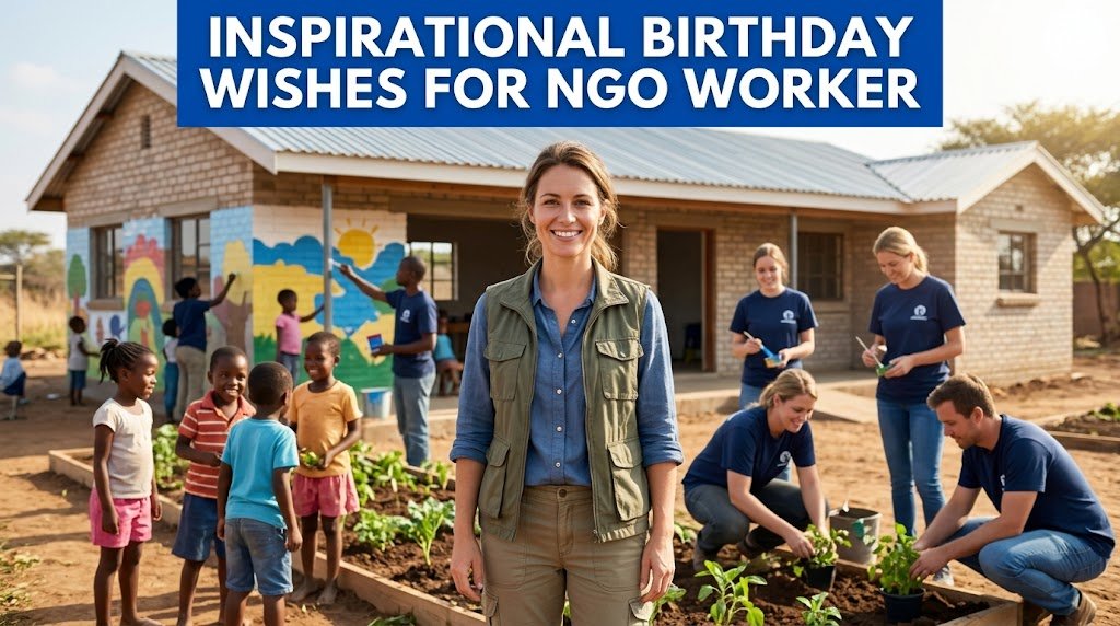 Inspirational Birthday Wishes for NGO Worker