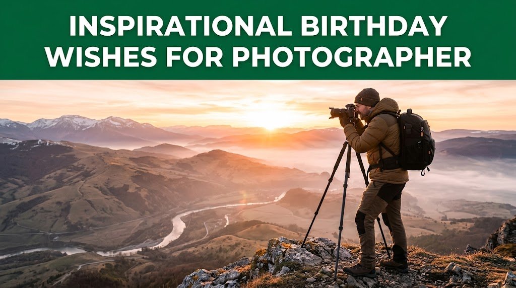 Inspirational Birthday Wishes for Photographer