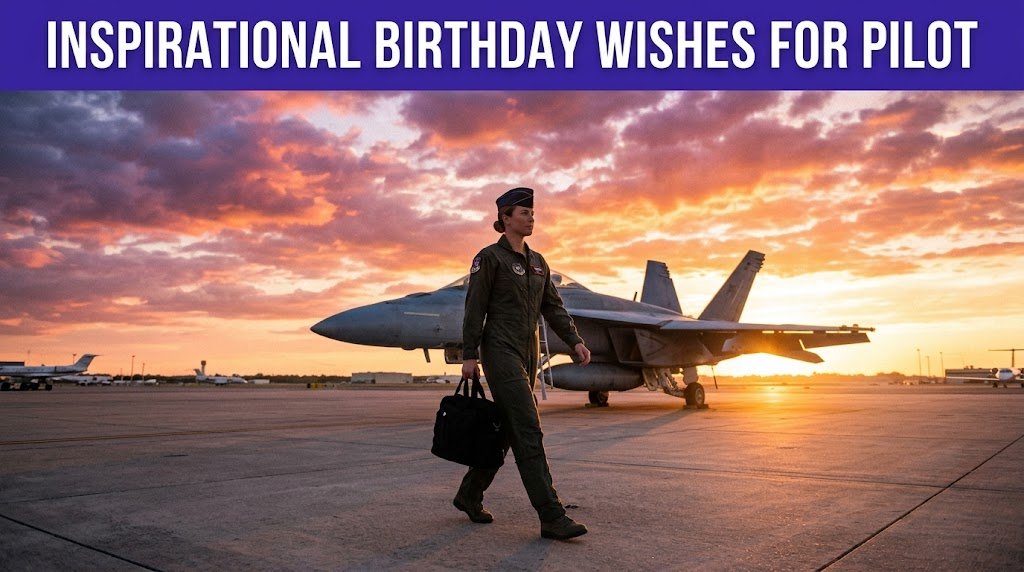 Inspirational Birthday Wishes for Pilot