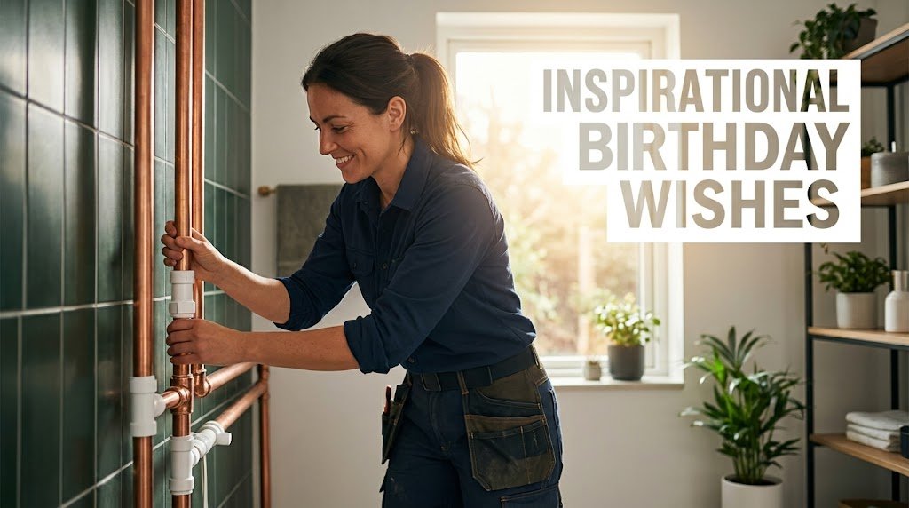 Inspirational Birthday Wishes for Plumber