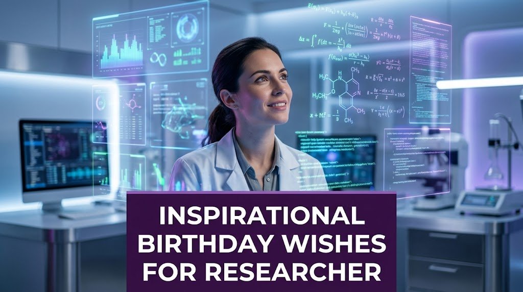 Inspirational Birthday Wishes for Researcher