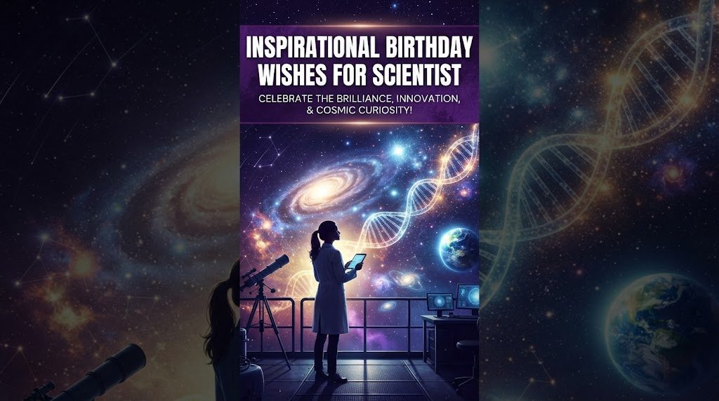 Inspirational Birthday Wishes for Scientist
