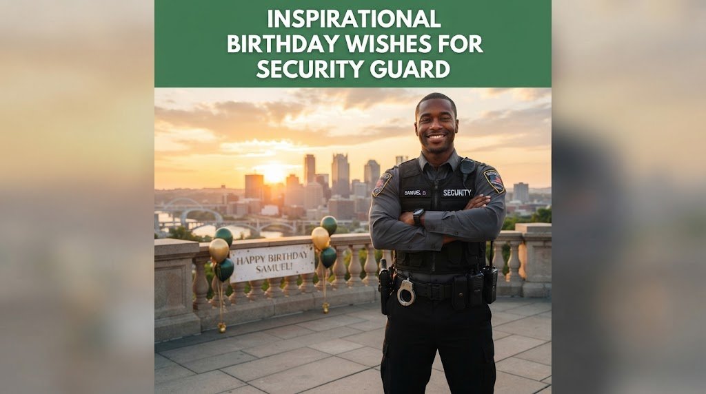 Inspirational Birthday Wishes for Security Guard