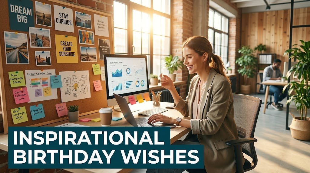 Inspirational Birthday Wishes for Social Media Manager