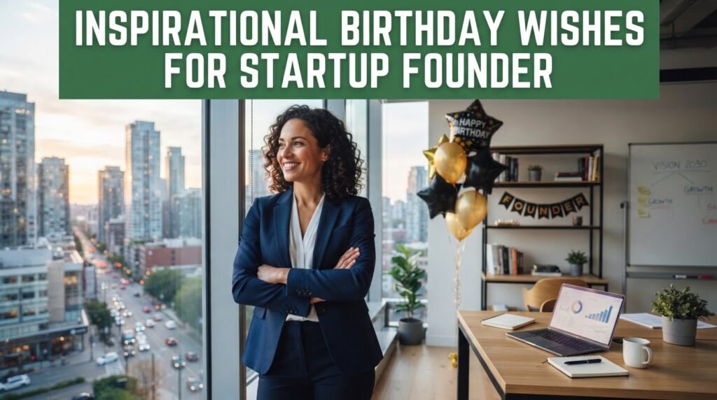 Inspirational Birthday Wishes for Startup Founder