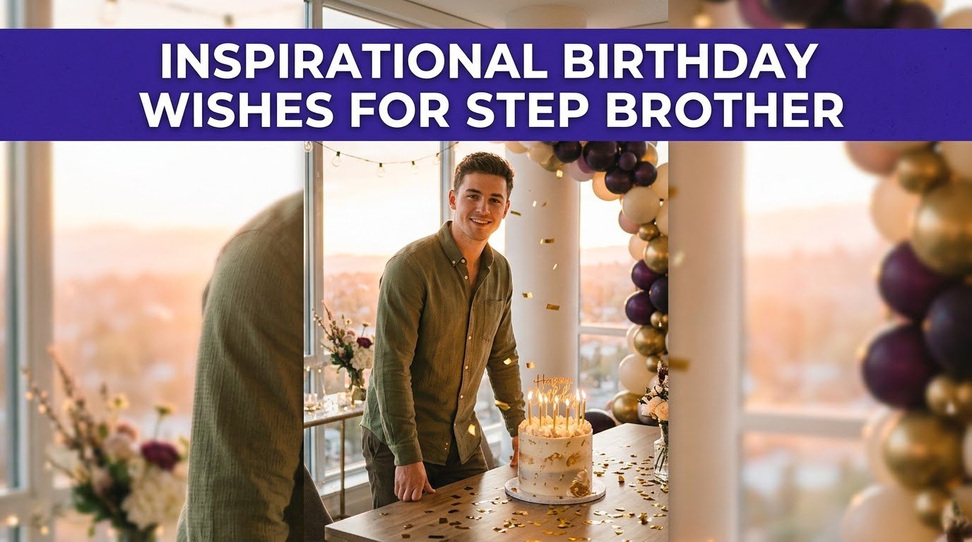 Inspirational Birthday Wishes for Step Brother
