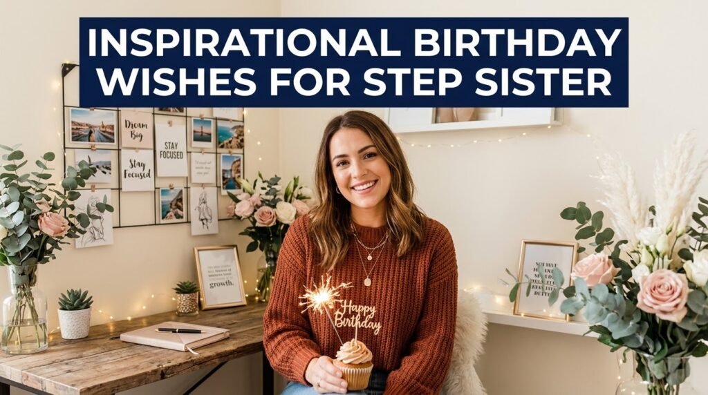 Inspirational Birthday Wishes for Step Sister