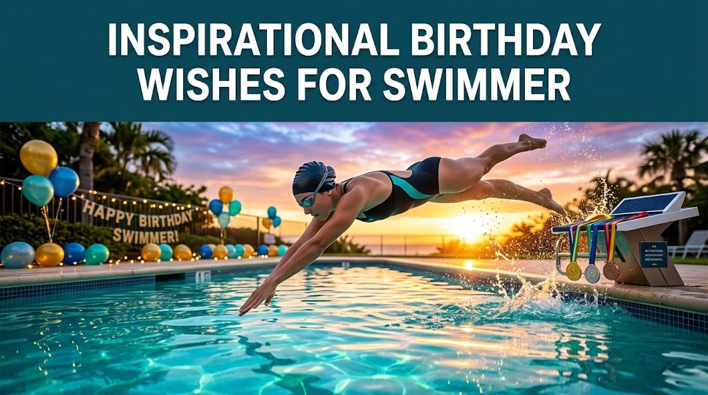 Inspirational Birthday Wishes for Swimmer