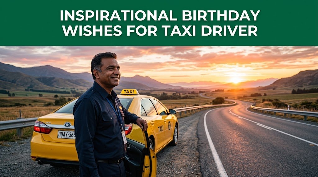 Inspirational Birthday Wishes for Taxi Driver