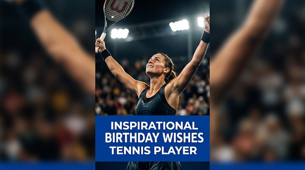 Inspirational Birthday Wishes for Tennis Player
