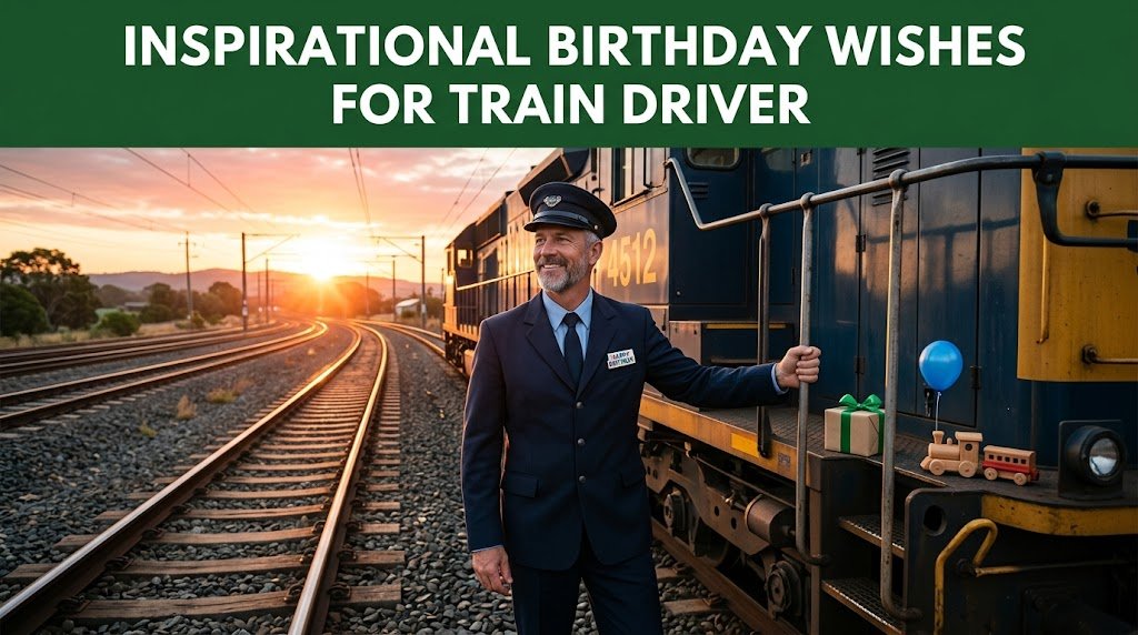 Inspirational Birthday Wishes for Train Driver