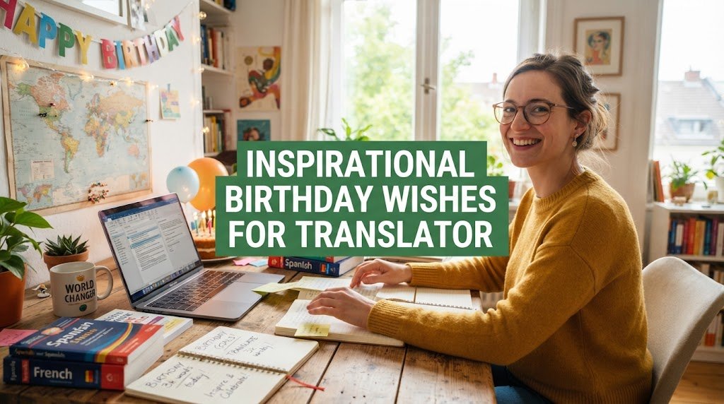 Inspirational Birthday Wishes for Translator