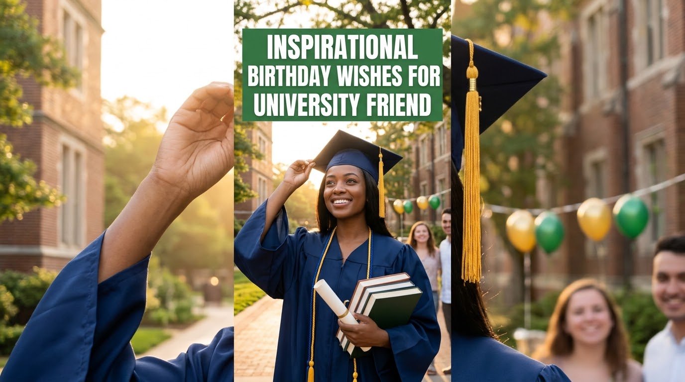 Inspirational Birthday Wishes for University Friend