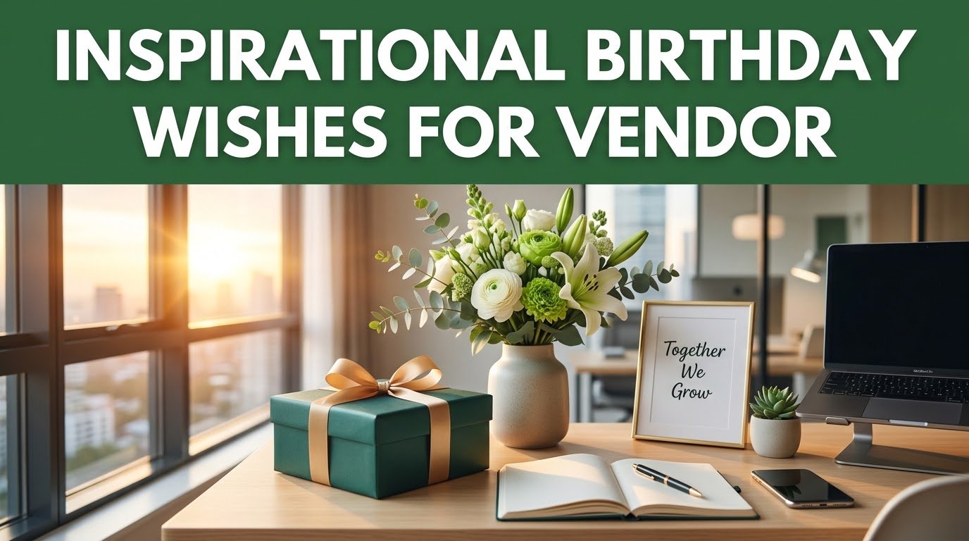 Inspirational Birthday Wishes for Vendor