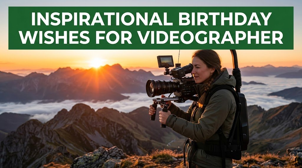 Inspirational Birthday Wishes for Videographer
