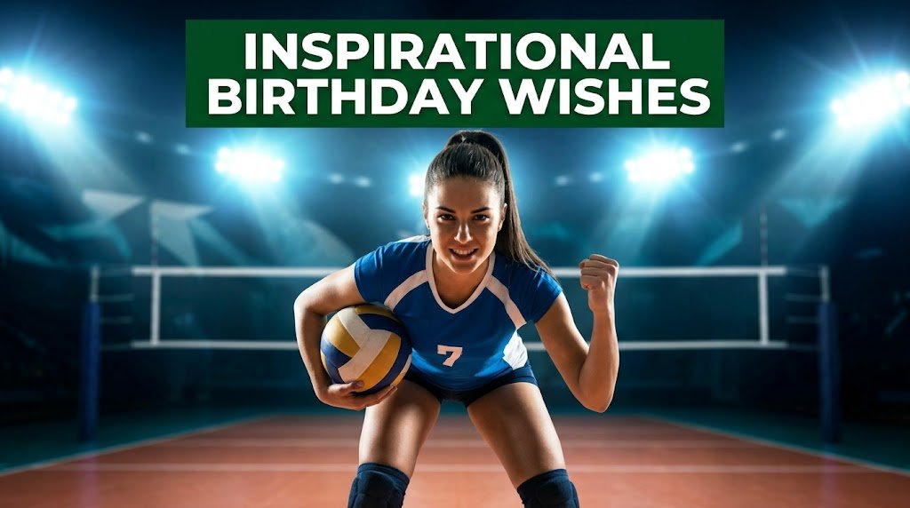 Inspirational Birthday Wishes for Volleyball Player