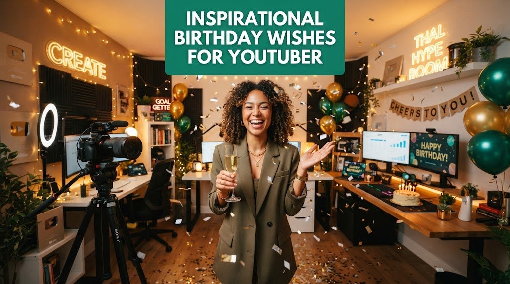 Inspirational Birthday Wishes for YouTuber