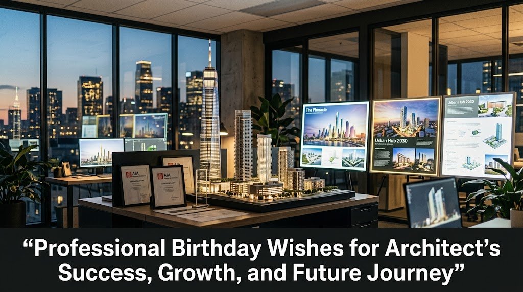 Professional Birthday Wishes for Architect's Success, Growth, and Future Journey