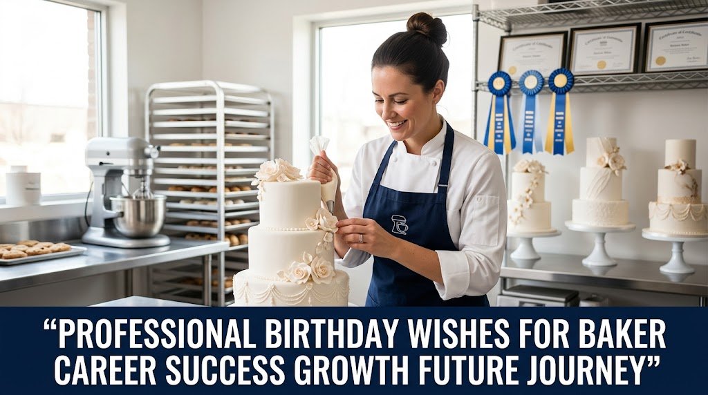 Professional Birthday Wishes for Baker Career Success Growth Future Journey