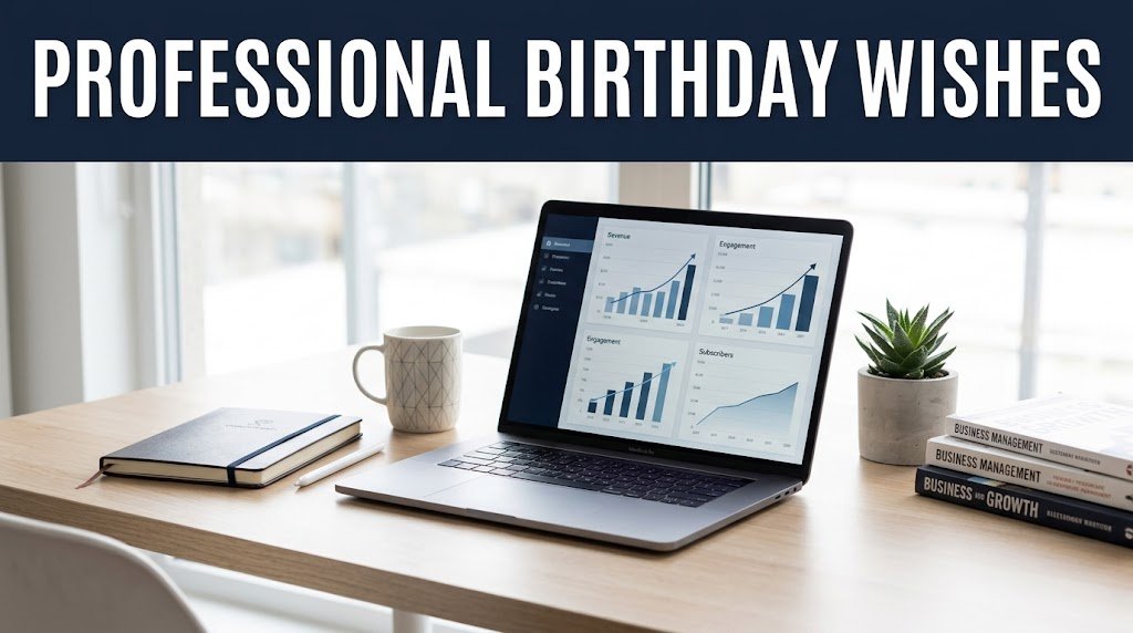 Professional Birthday Wishes for Blogger