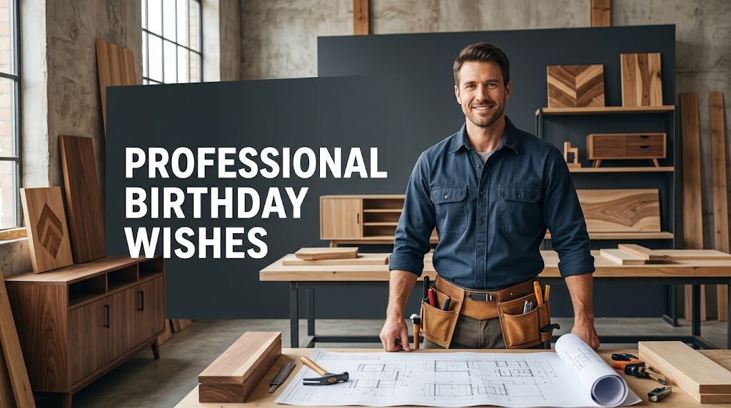 Professional Birthday Wishes for Carpenter Success Growth Future Journey
