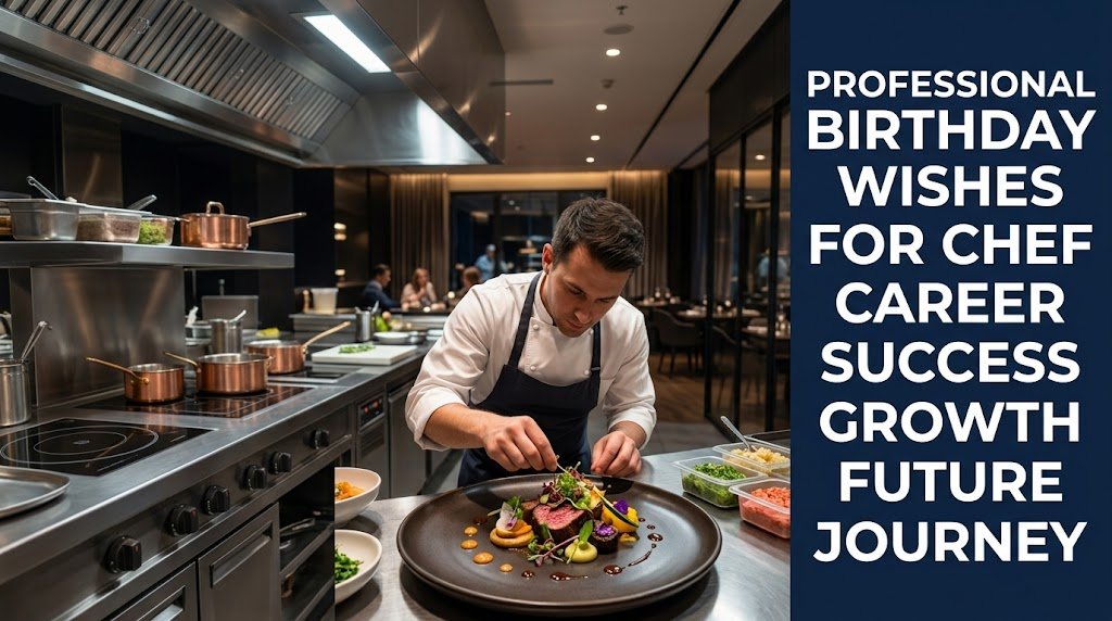 Professional Birthday Wishes for Chef Career Success Growth Future Journey
