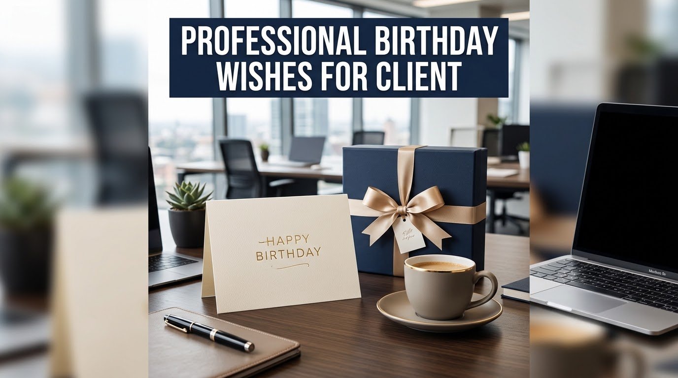 Professional Birthday Wishes for Client