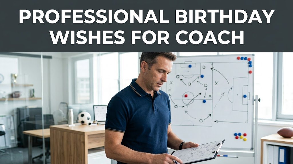 Professional Birthday Wishes for Coach