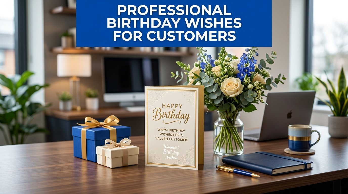 Professional Birthday Wishes for Customers