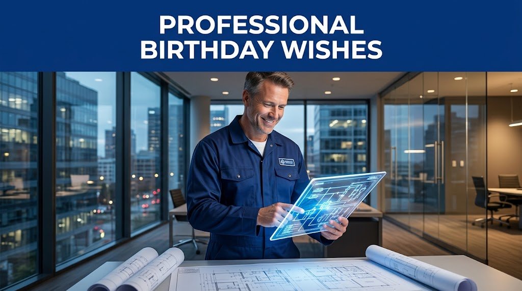 Professional Birthday Wishes for Electrician Success Growth Future Journey