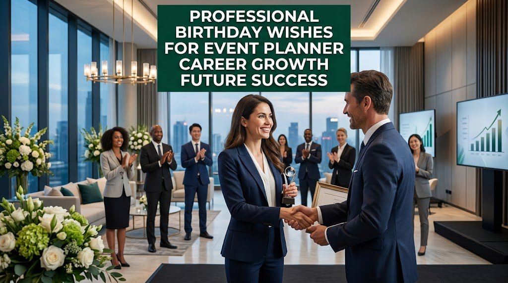 Professional Birthday Wishes for Event Planner Career Growth Future Success