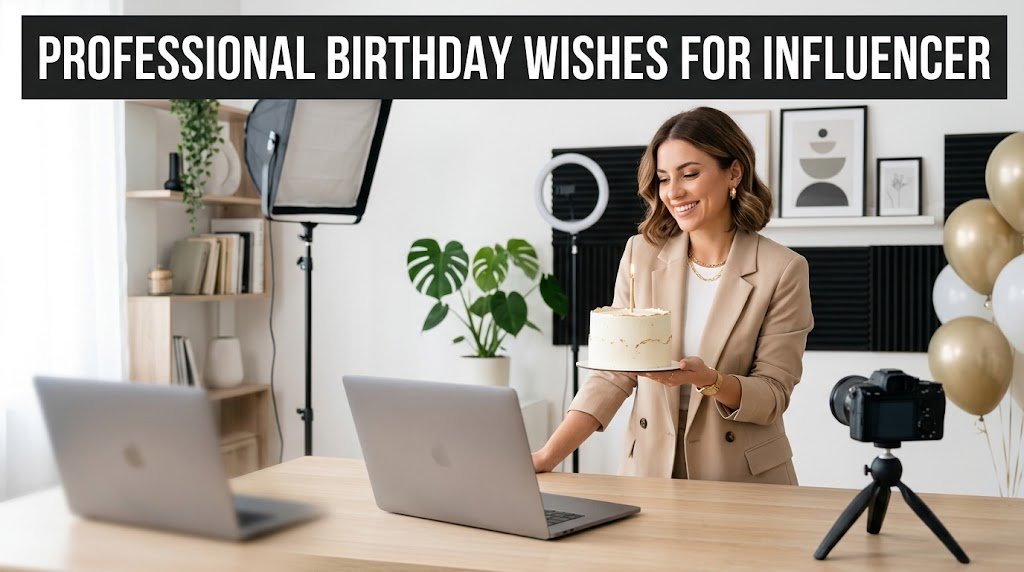 Professional Birthday Wishes for Influencer