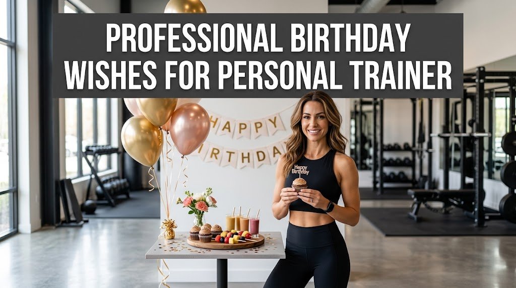 Professional Birthday Wishes for Personal Trainer