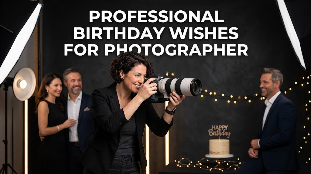 Professional Birthday Wishes for Photographer