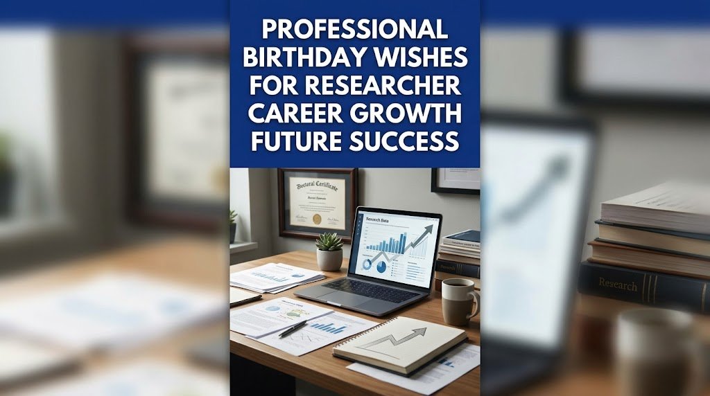 Professional Birthday Wishes for Researcher Career Growth Future Success