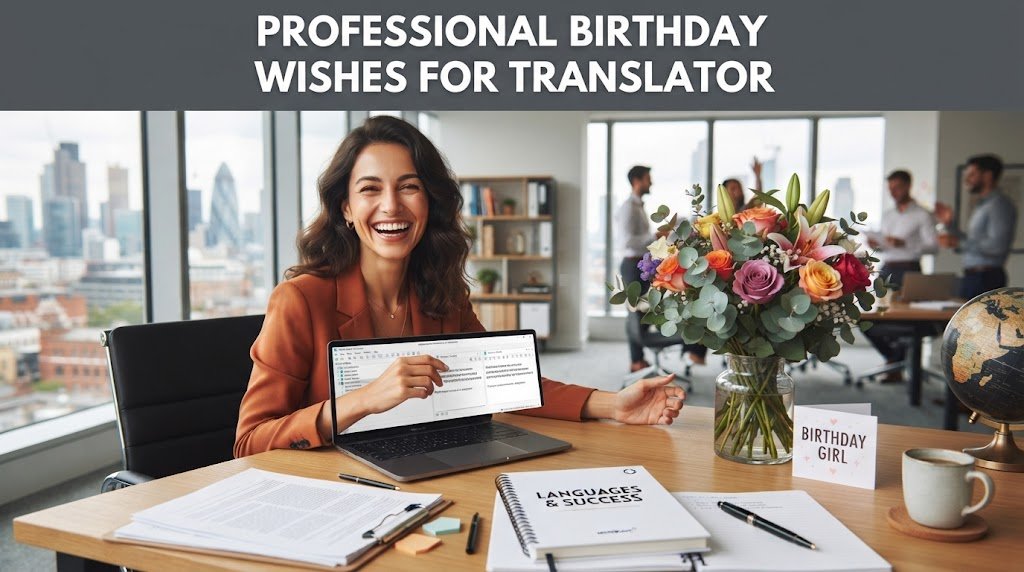 Professional Birthday Wishes for Translator