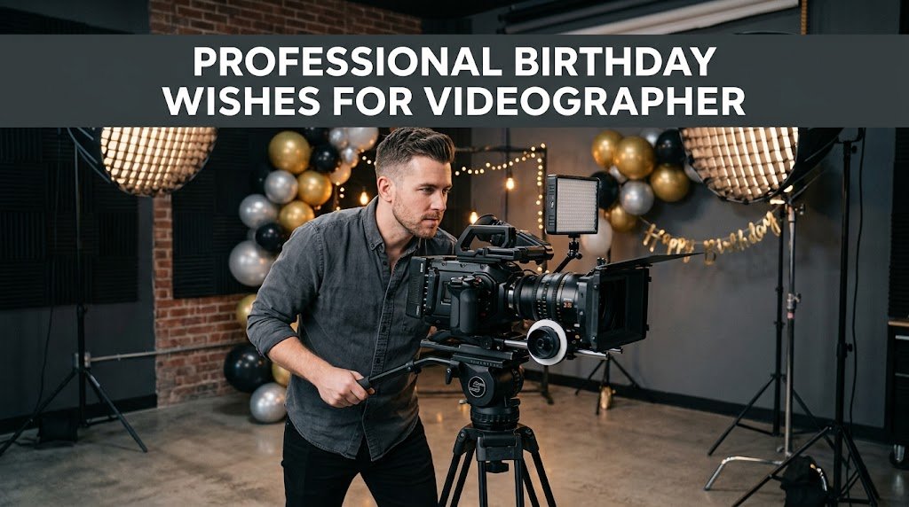 Professional Birthday Wishes for Videographer