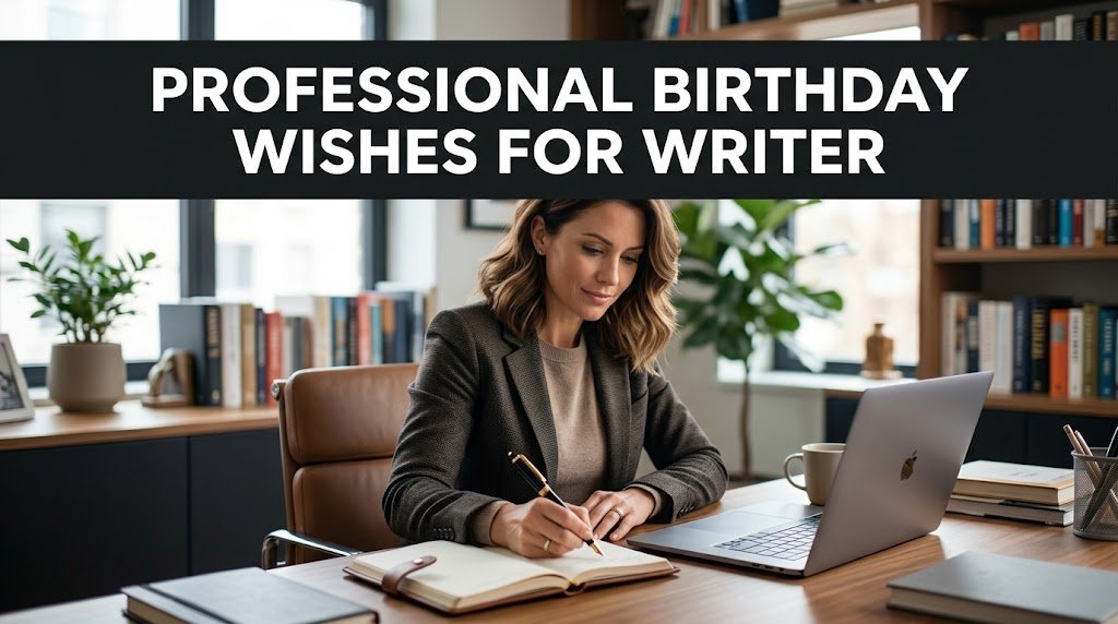 Professional Birthday Wishes for Writer