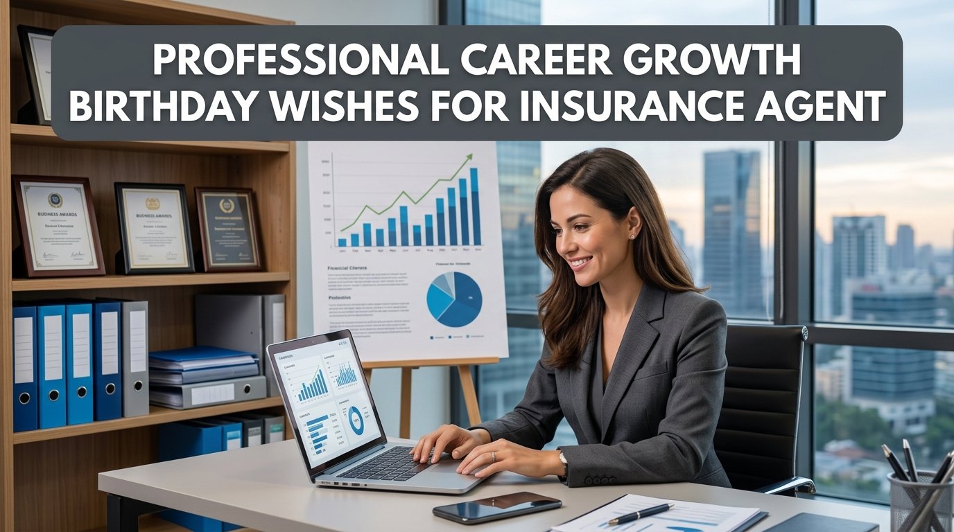 Professional Career Growth Birthday Wishes for Insurance Agent