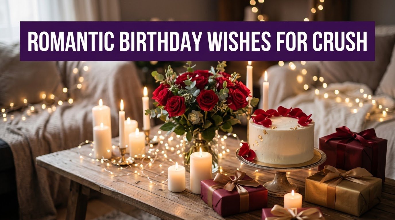 Romantic Birthday Wishes for Crush