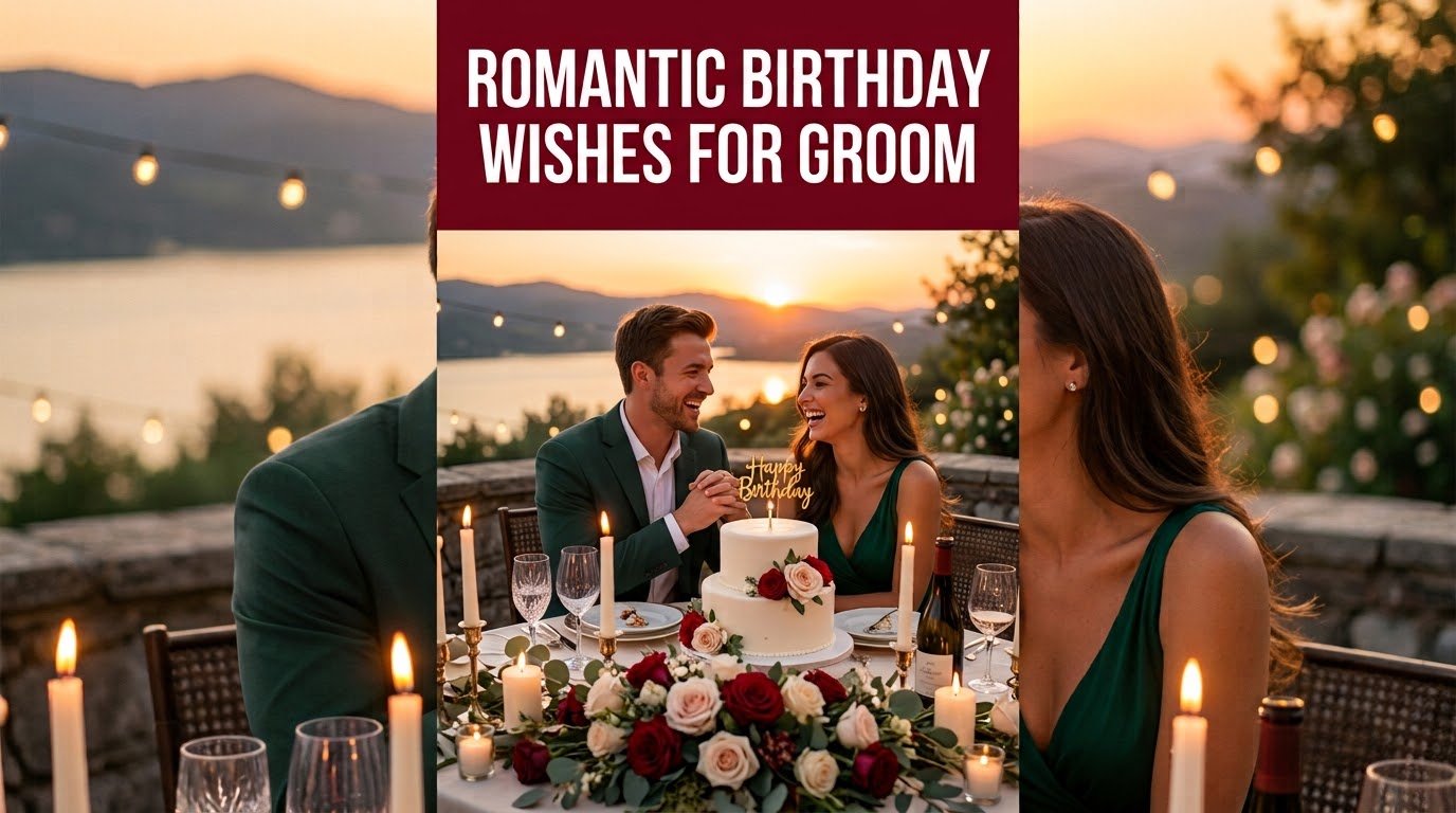 Romantic Birthday Wishes for Groom