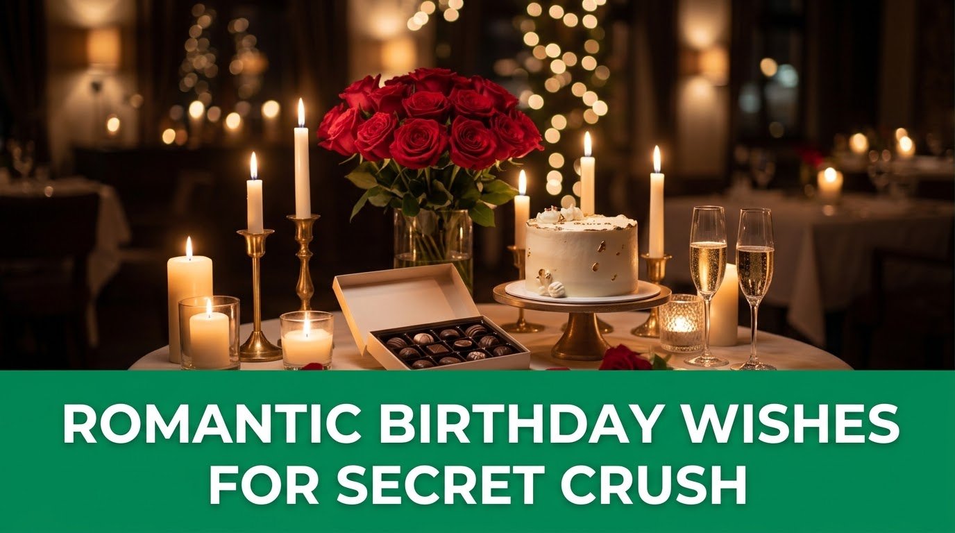 Romantic Birthday Wishes for Secret Crush